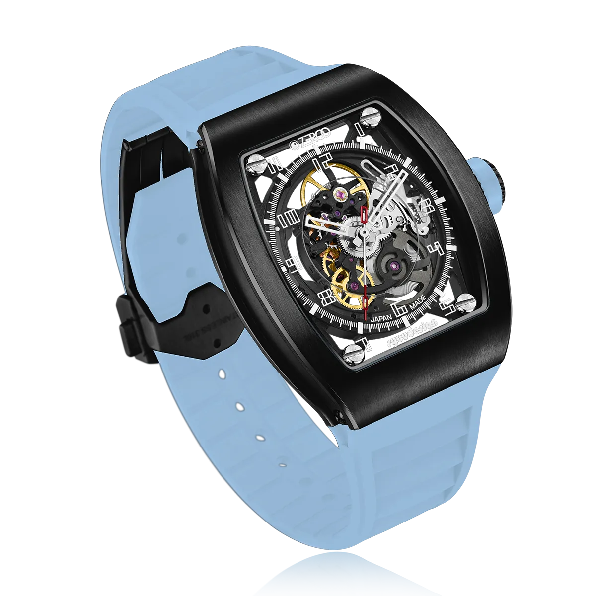 ZEROO M2 THE SUBARU SKELETON MECHANICAL AUTOMATICAUTOMATIC WATCH FOR GENTS - ZM002BLB